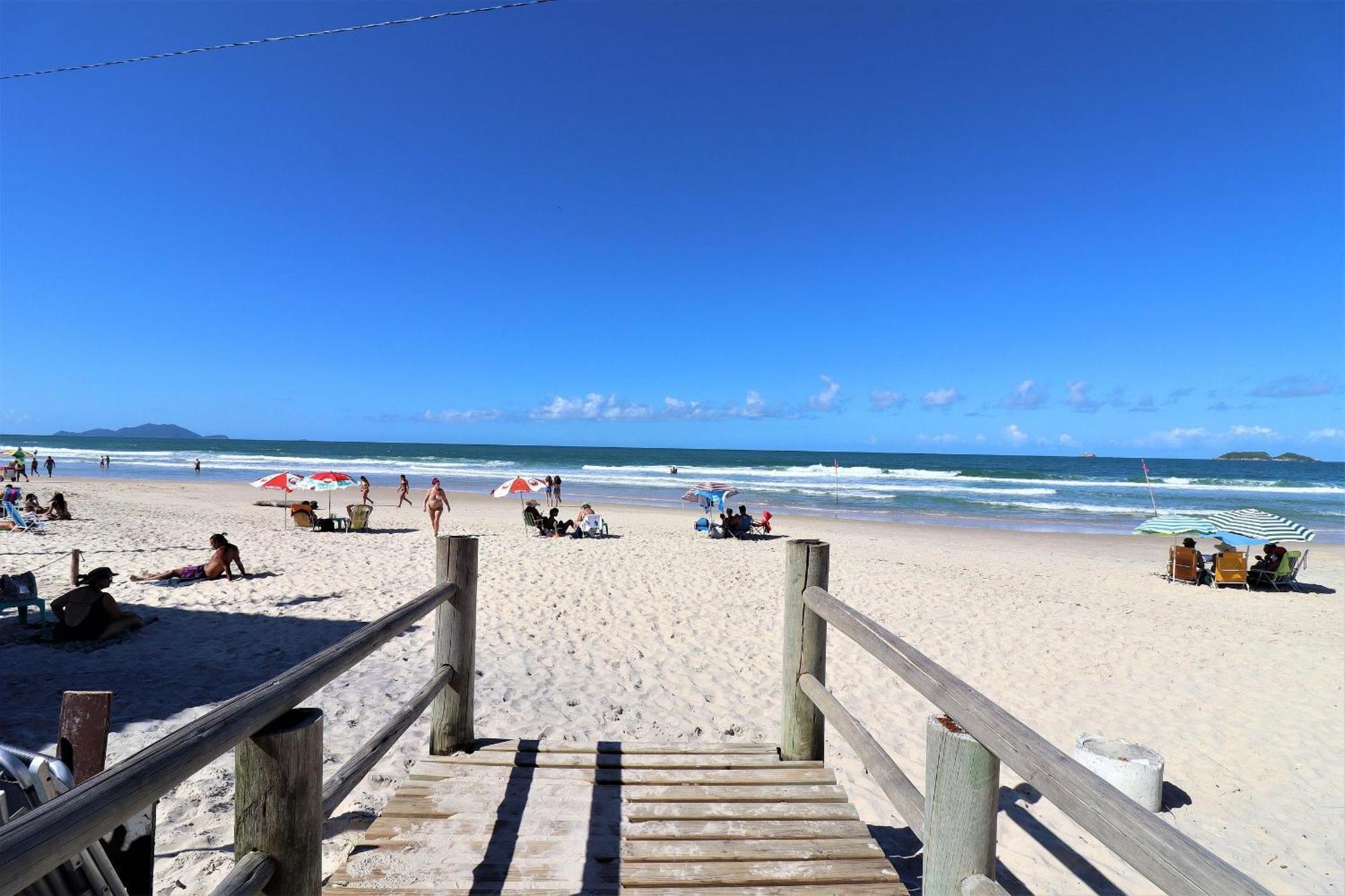 Maravilhoso Apto Wi-Fi E Vista Para O Mar - Hb06F Florianópolis Dış mekan fotoğraf
